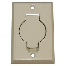 Vacumaid SV8016A 1-1/4" Plastic Round Door Wall Inlet Central vacuum attachments, central vacuum, central vacuums, central vacuum system, central  vacuum parts, vacuum parts, built in vacuum